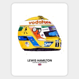 F1 2008 Lewis Hamilton Crash Helmet Magnet